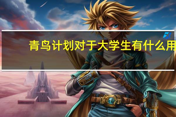 青鸟计划对于大学生有什么用
