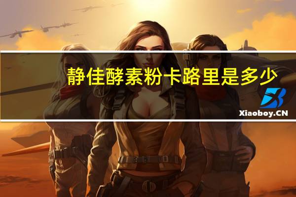 静佳 酵素粉卡路里是多少