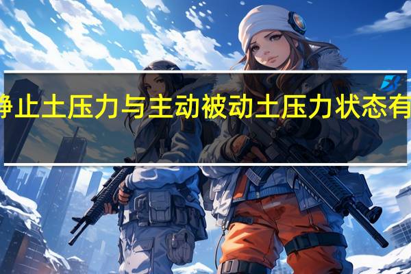 静止土压力与主动被动土压力状态有何不同(什么是静止土压力 主动土压力和被动土压力)
