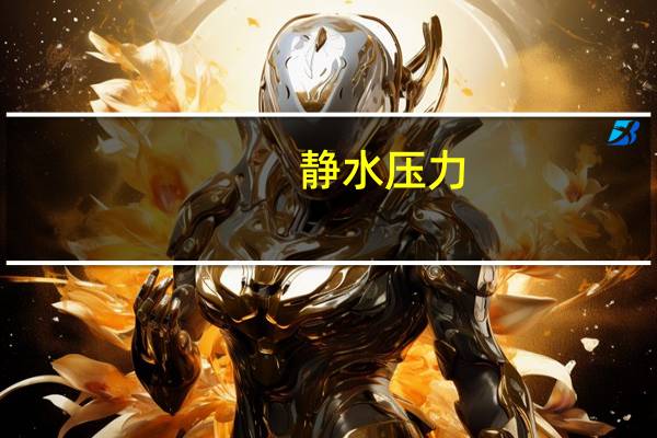 静水压力（静水压）