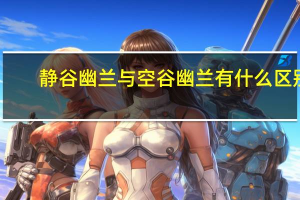 静谷幽兰与空谷幽兰有什么区别