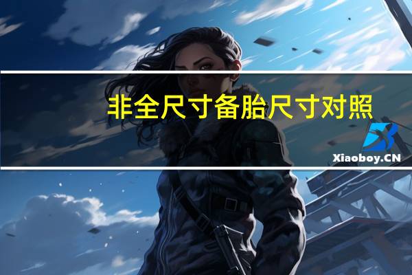 非全尺寸备胎尺寸对照（非全尺寸备胎是什么意思）