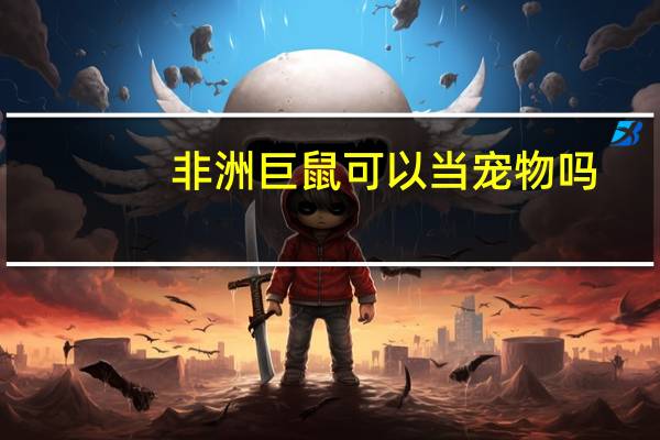 非洲巨鼠可以当宠物吗