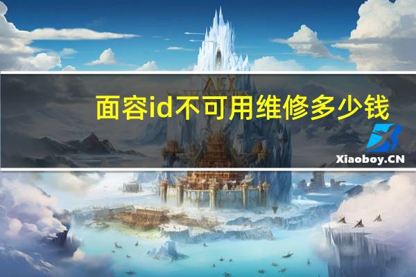 面容id不可用维修多少钱（面容id不可用）