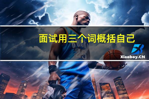 面试用三个词概括自己
