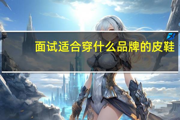 面试适合穿什么品牌的皮鞋