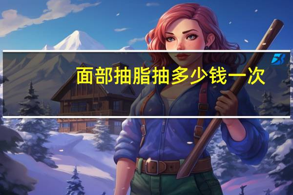 面部抽脂抽多少钱一次，面部吸脂手术大概需要多少钱