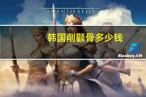 韩国削颧骨多少钱，去韩国整容，一套下来要花多少钱