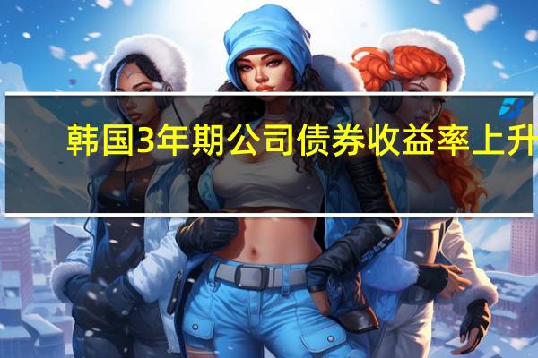 韩国3年期公司债券收益率上升0.4个基点至4.645%