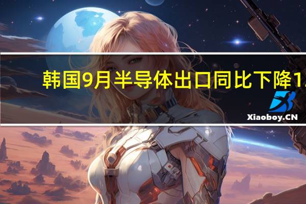 韩国9月半导体出口同比下降13.6%