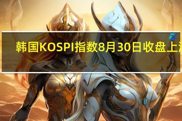 韩国KOSPI指数8月30日（周三）收盘上涨9.06点涨幅0.35%报2561.22点