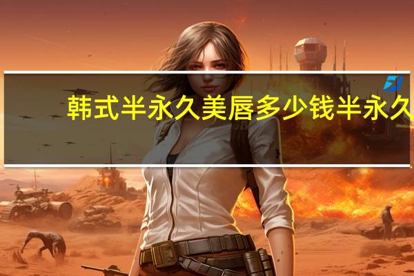 韩式半永久美唇多少钱 半永久眉毛靠谱吗