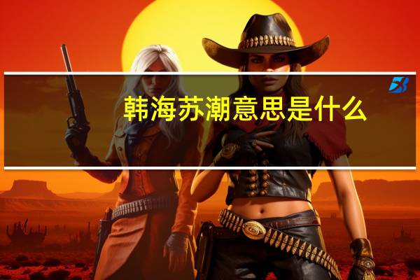 韩海苏潮意思是什么