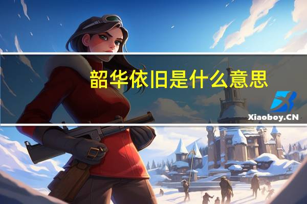 韶华依旧是什么意思