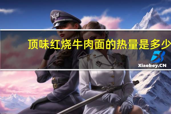 顶味 红烧牛肉面的热量是多少