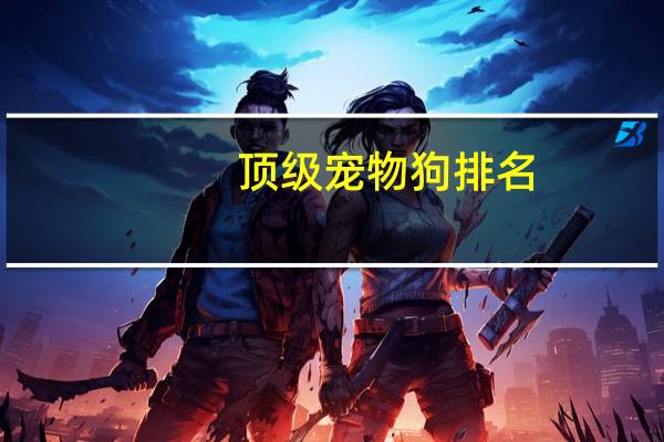 顶级宠物狗排名