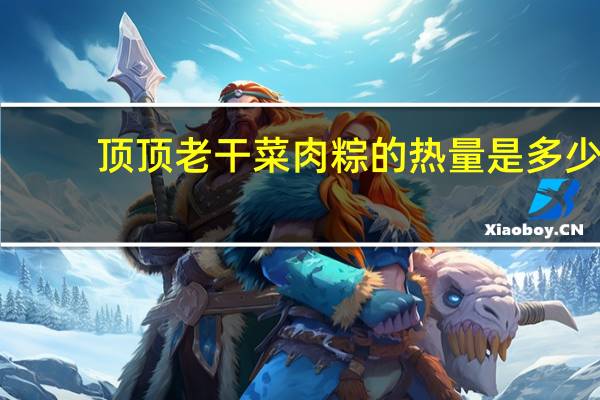 顶顶老 干菜肉粽的热量是多少