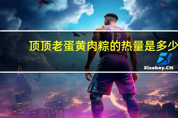 顶顶老 蛋黄肉粽的热量是多少