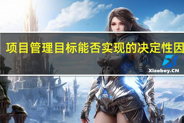 项目管理目标能否实现的决定性因素是(项目管理目标)