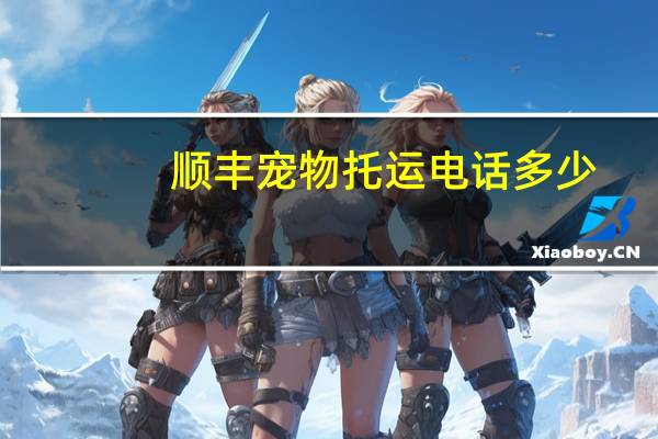 顺丰宠物托运电话多少