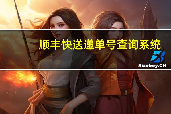 顺丰快送递单号查询系统（顺丰快送递单号查询）