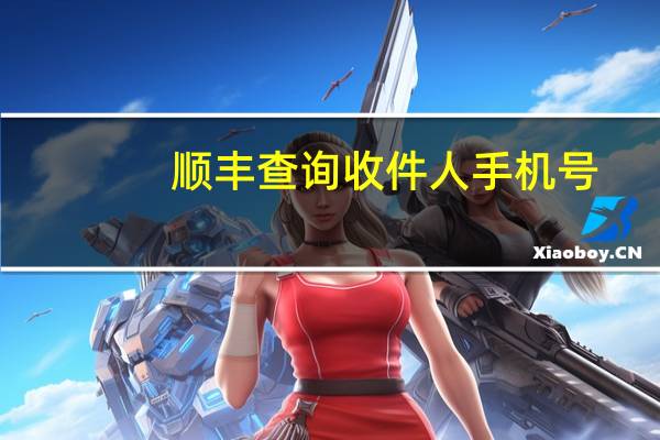 顺丰查询 收件人手机号（顺丰查件）