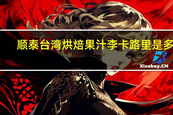 顺泰 台湾烘焙果汁李卡路里是多少