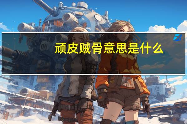 顽皮贼骨意思是什么