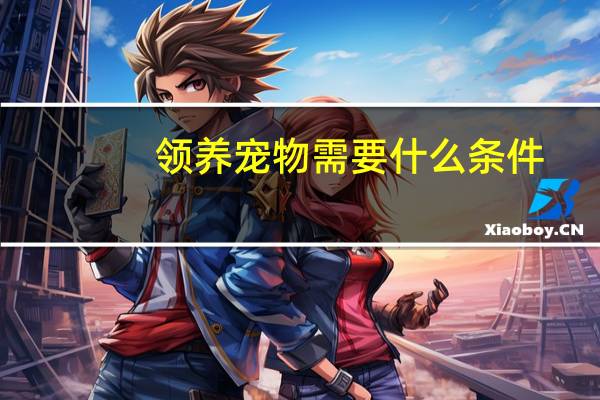 领养宠物需要什么条件