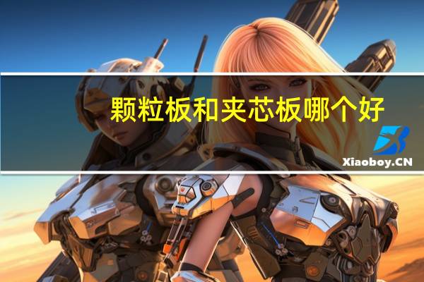 颗粒板和夹芯板哪个好