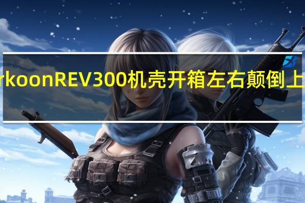 颠覆至尊SharkoonREV300机壳开箱左右颠倒上出线标配7颗RGB扇
