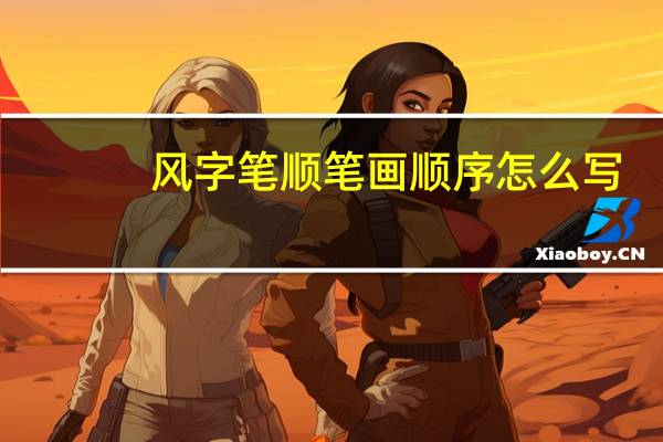 风字笔顺笔画顺序怎么写（风字笔顺）