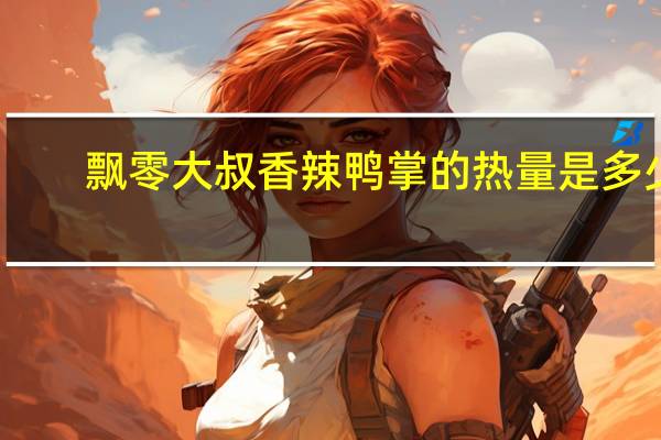 飘零大叔 香辣鸭掌的热量是多少