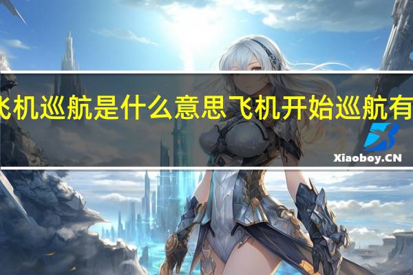 飞机巡航是什么意思 飞机开始巡航有危险吗