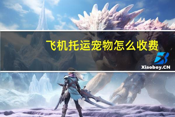 飞机托运宠物怎么收费