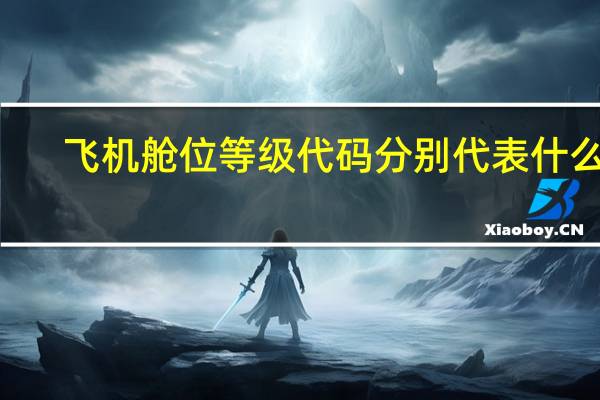 飞机舱位等级代码分别代表什么V（飞机舱位等级代码分别代表什么）