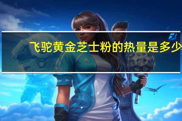 飞驼 黄金芝士粉的热量是多少