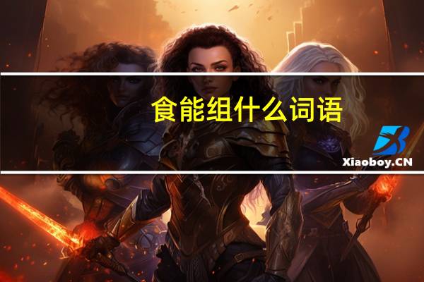 食能组什么词语