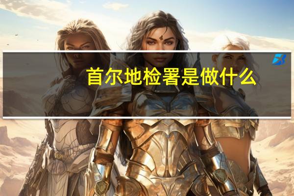 首尔地检署是做什么