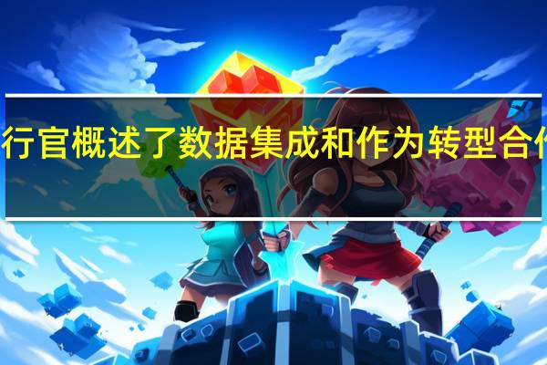 首席执行官概述了数据集成和作为转型合作伙伴的作用