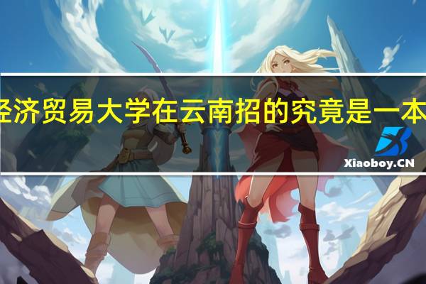 首都经济贸易大学在云南招的究竟是一本还是二本啊