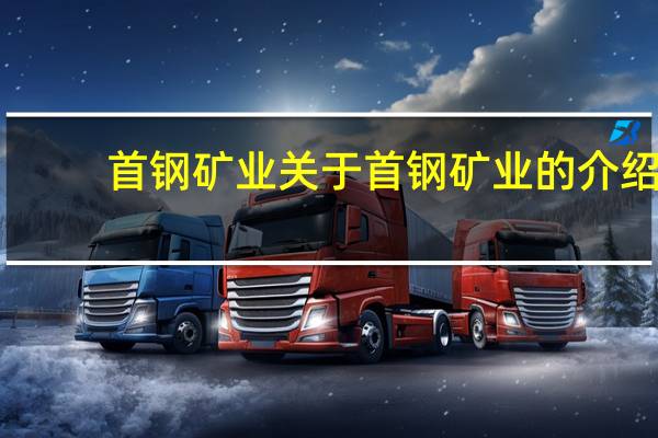 首钢矿业 关于首钢矿业的介绍