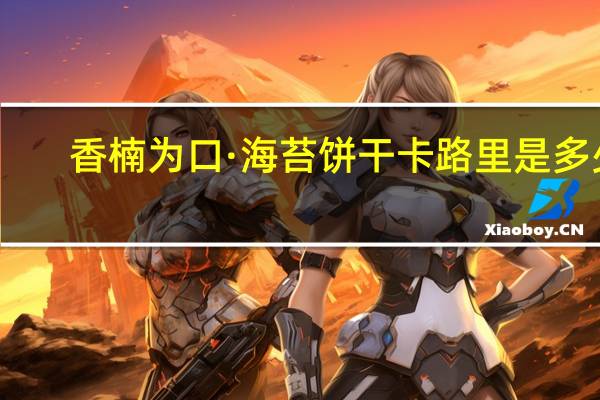 香楠 为口·海苔饼干卡路里是多少