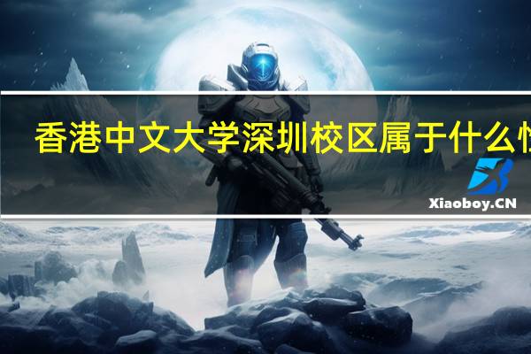 香港中文大学深圳校区属于什么性质