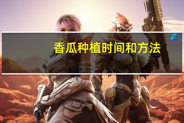 香瓜种植时间和方法