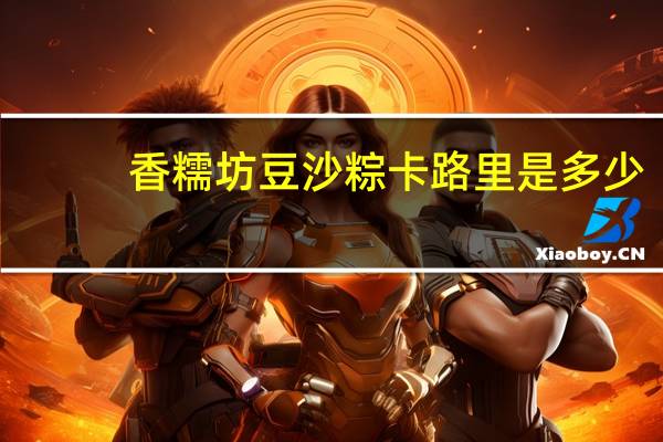 香糯坊 豆沙粽卡路里是多少