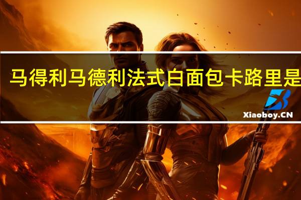 马得利 马德利法式白面包卡路里是多少