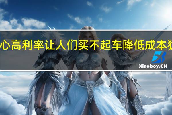 马斯克称担心高利率让人们买不起车降低成本犹如用勺子挖隧道