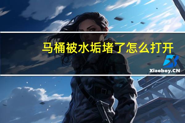 马桶被水垢堵了怎么打开?