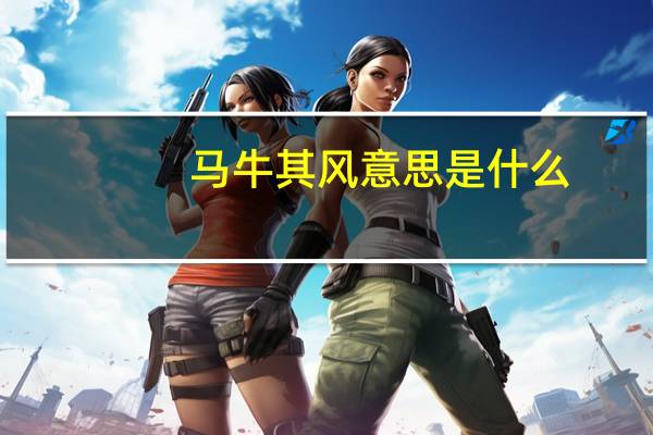 马牛其风意思是什么